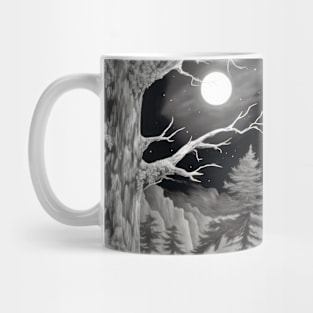 Owl Animal Bird Wild Nature Ink Sketch Style Mug